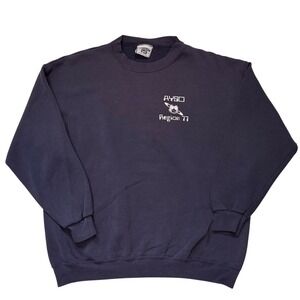 Vintage Lee Heavyweight navy blue sweatshirt AYSO  Graphic Region 77 - Large